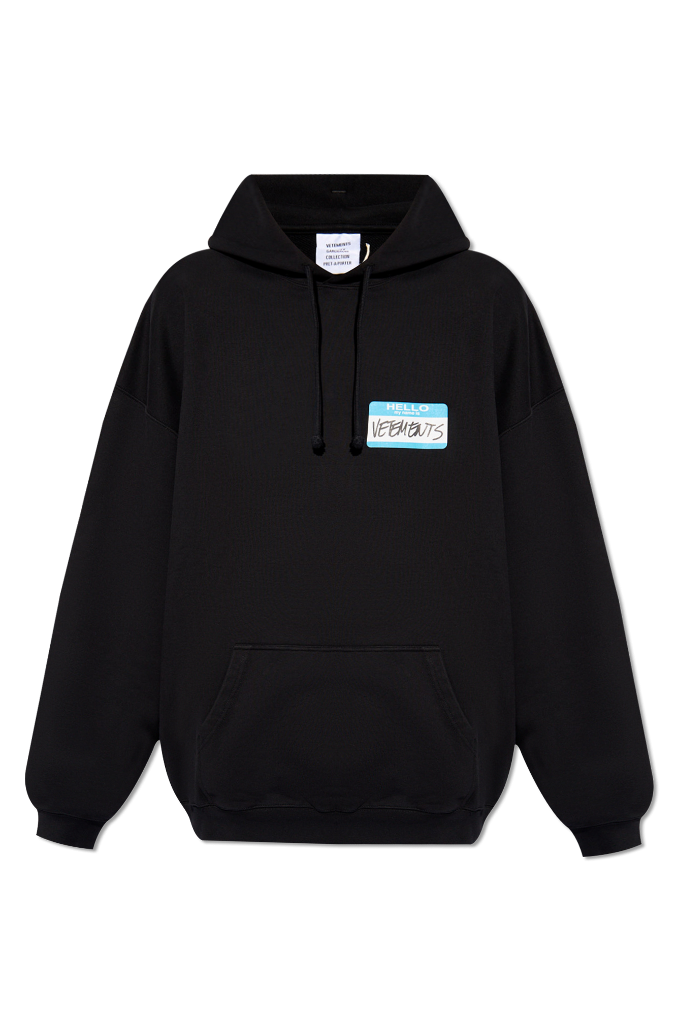 Black Oversize hoodie VETEMENTS - Vitkac Canada